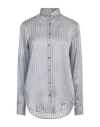 Xacus Woman Shirt Grey Size 4 Silk