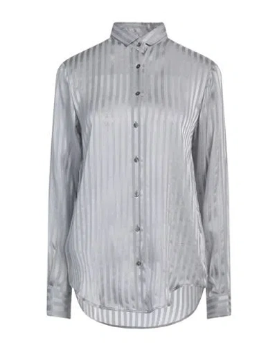 Xacus Woman Shirt Grey Size 4 Silk
