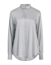 Xacus Woman Shirt Grey Size 4 Silk