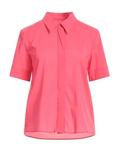 Xacus Woman Shirt Magenta Size 12 Polyamide, Silk, Elastane