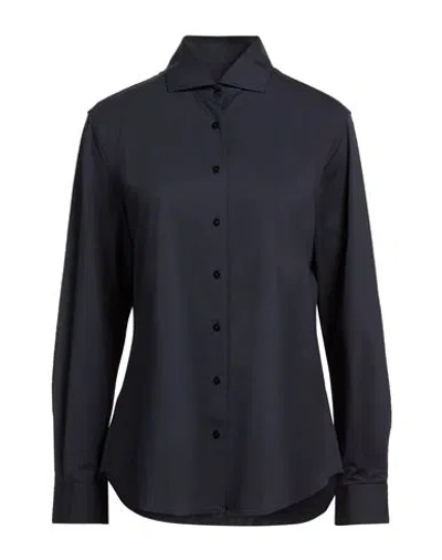 Xacus Woman Shirt Midnight Blue Size 10 Polyamide, Elastane