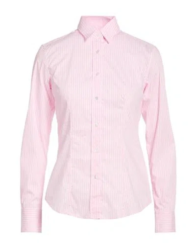 Xacus Woman Shirt Pink Size 4 Cotton, Polyamide, Elastane