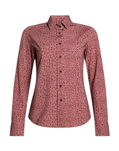 Xacus Woman Shirt Rust Size 10 Polyamide, Elastane In Pink