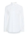 Xacus Woman Shirt White Size 12 Cotton, Elastane