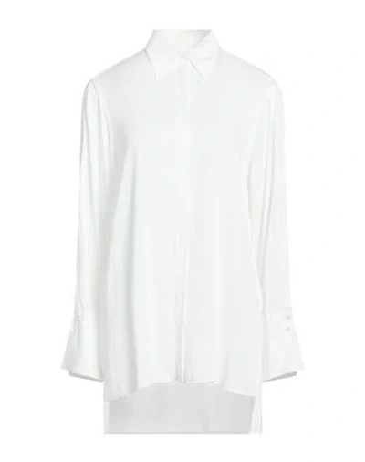Xacus Woman Shirt White Size 6 Viscose