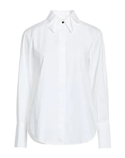 Xacus Woman Shirt White Size 8 Cotton