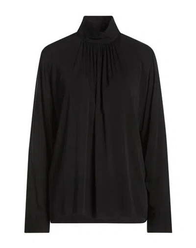 Xacus Woman Top Black Size 6 Viscose