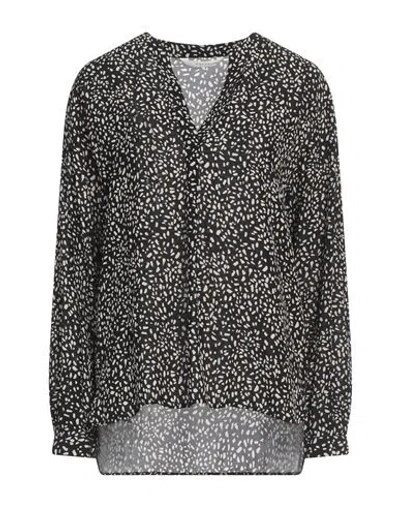 Xacus Woman Top Black Size 8 Viscose