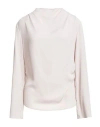 Xacus Woman Top Light Grey Size 10 Acetate, Silk In Gray