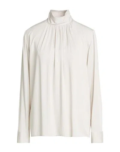 Xacus Woman Top Off White Size 12 Viscose In Multi
