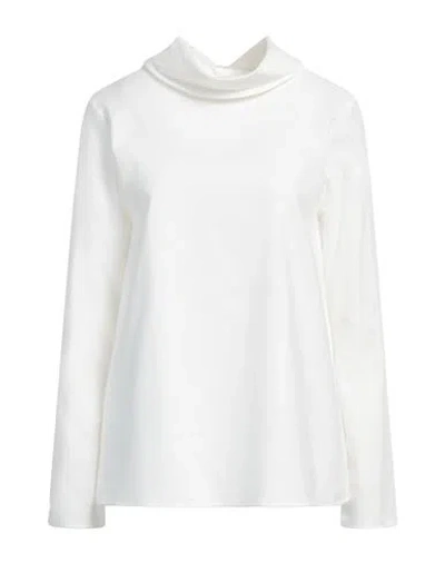 Xacus Woman Top White Size 4 Cotton