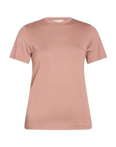 Xacus Woman T-shirt Antique Rose Size 4 Viscose, Elastane In Pink
