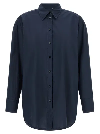 Xacus Blue Relaxed Solid Shirt
