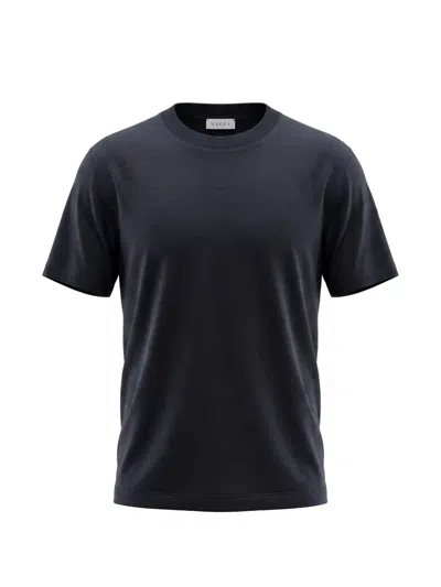 Xacus Wool T-shirt In Black