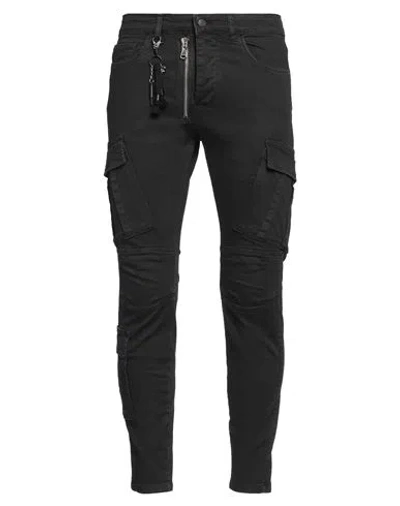Xagon Man Jeans Black Size 32 Cotton, Elastane