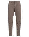 Xagon Man Pants Dark Brown Size 38 Cotton, Elastane In Brown
