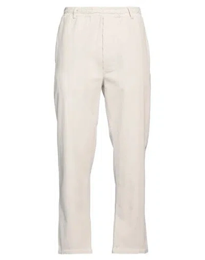 Xagon Man Pants Ivory Size Xl Cotton, Elastane In White
