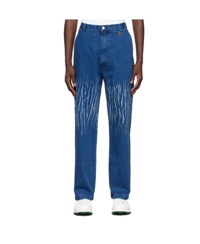 Xander Zhou Four Bags Of Blue Jeans