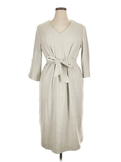 Pre-owned Xandres Casual Dress In Gray