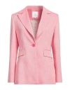 Xandres Woman Blazer Fuchsia Size 8 Viscose, Polyester, Elastane In Pink