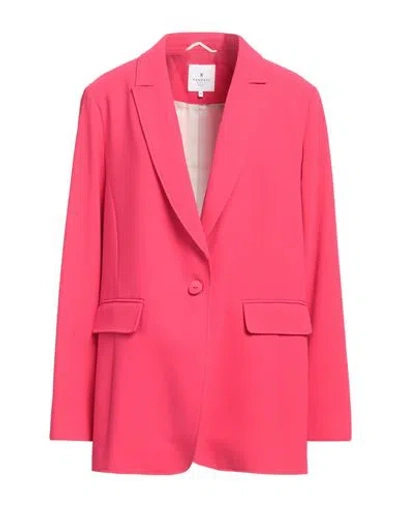 Xandres Woman Blazer Garnet Size 20 Recycled Polyester, Polyester In Red