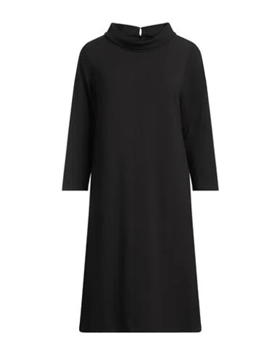 Xandres Woman Midi Dress Black Size 8 Polyester, Viscose, Elastane