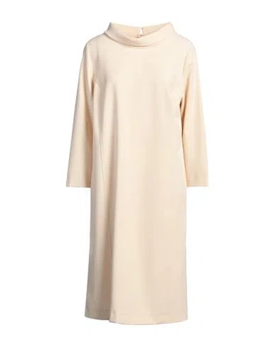 Xandres Woman Midi Dress Cream Size 12 Polyester, Viscose, Elastane In White