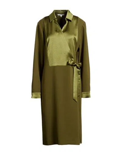 Xandres Woman Midi Dress Lime Green Size 12 Recycled Polyester, Polyester