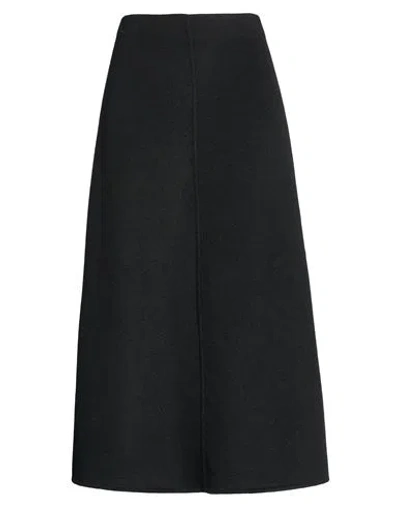 Xandres Woman Midi Skirt Black Size 4 Wool, Polyester