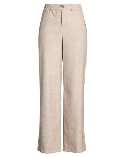 Xandres Woman Pants Beige Size 8 Polyester, Viscose, Elastane In Brown