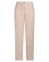 Xandres Woman Pants Camel Size 18 Recycled Polyester, Viscose, Wool, Elastane In Beige