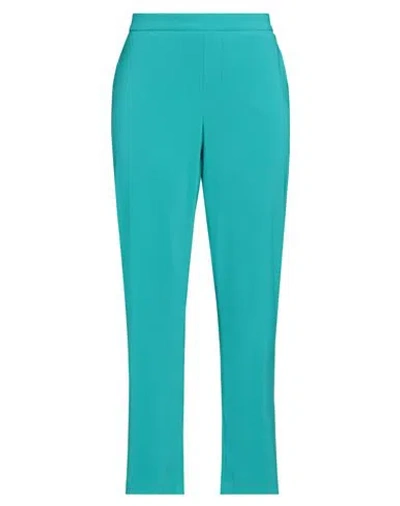 Xandres Woman Pants Emerald Green Size 22 Recycled Polyester, Polyester, Polyethylene