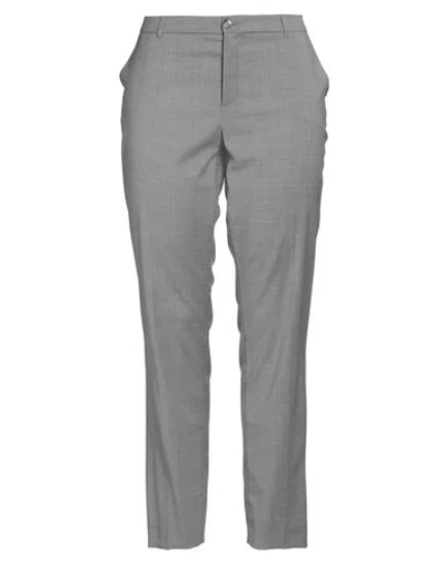 Xandres Woman Pants Light Grey Size 16 Polyester, Wool, Elastane In Grey