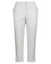 Xandres Woman Pants Light Grey Size 18 Polyester, Viscose, Wool, Elastane