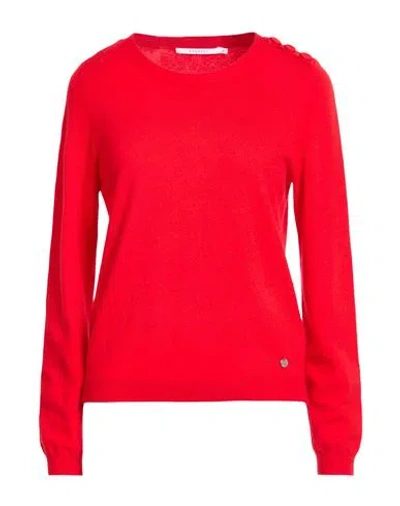 Xandres Woman Sweater Red Size Xs Wool, Polyamide, Cashmere