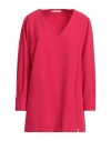 Xandres Woman Top Fuchsia Size 16 Recycled Polyester, Polyester In Pink