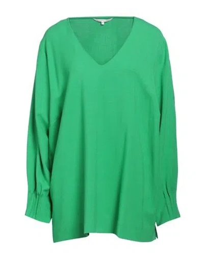 Xandres Woman Top Green Size 22 Ecovero Viscose, Polyester, Elastane