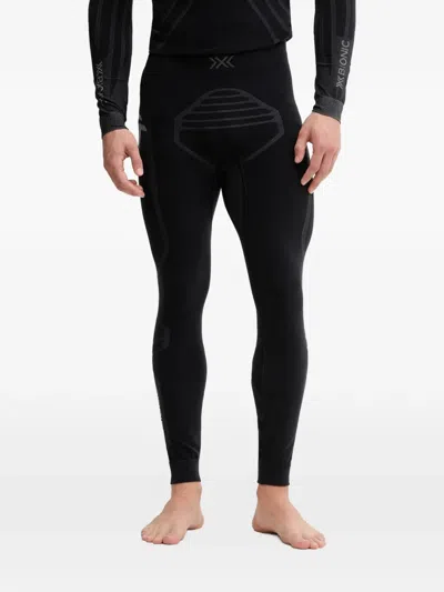X-bionic Heatloop Logo-print Trousers In Black