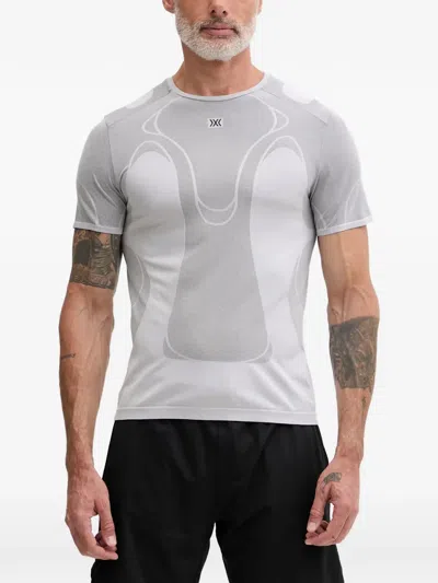 X-bionic Logo-patch Short-sleeve T-shirt In White