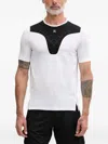 X-bionic Logo-print Panelled T-shirt In White