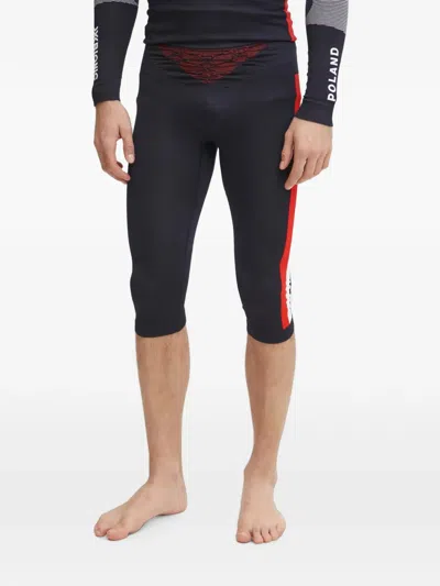 X-bionic Logo-waistband Panelled Ski Pants In Black