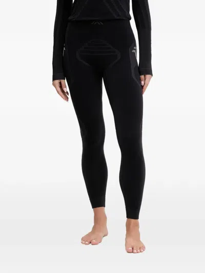 X-bionic Logo-waistband Ski Pants In Black