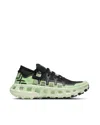 X-bionic High-performance White And Black Sneakers With Speedframe Pro Construction In Green