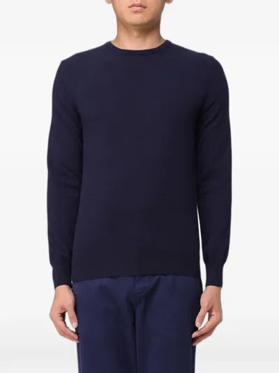 Xc Crew-neck Long-sleeve Sweater In Blue