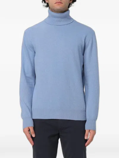 Xc Roll-neck Sweater In Blue