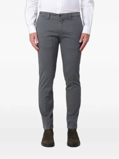 Xc Slim-cut Chino Trousers In Gray
