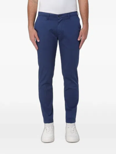 Xc Slim-fit Gabardine Chinos In Blue