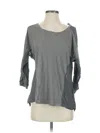 Xcvi 3/4 Sleeve T-shirt In Gray