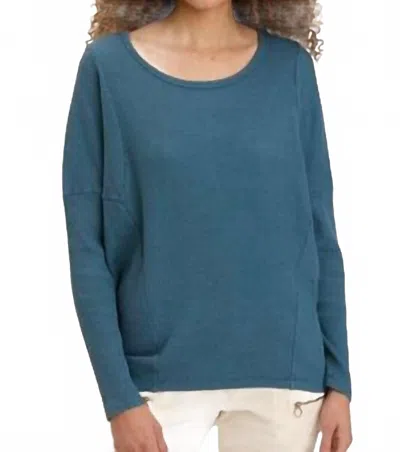 Xcvi Abelina Pullover Top In Seaport In Green