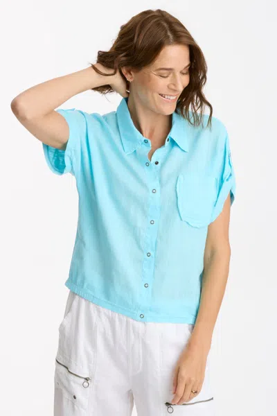 Xcvi Abner Top In Blue